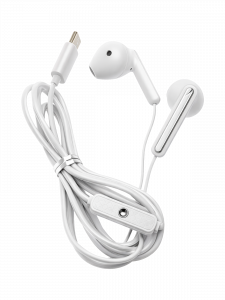 Наушники проводные гарнитура Type-C с микрофоном Орбита OT-ERG60 Белые